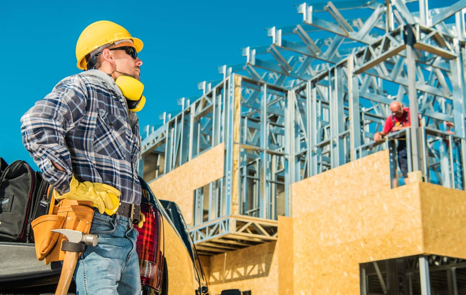 Construction Contractor Business Concept