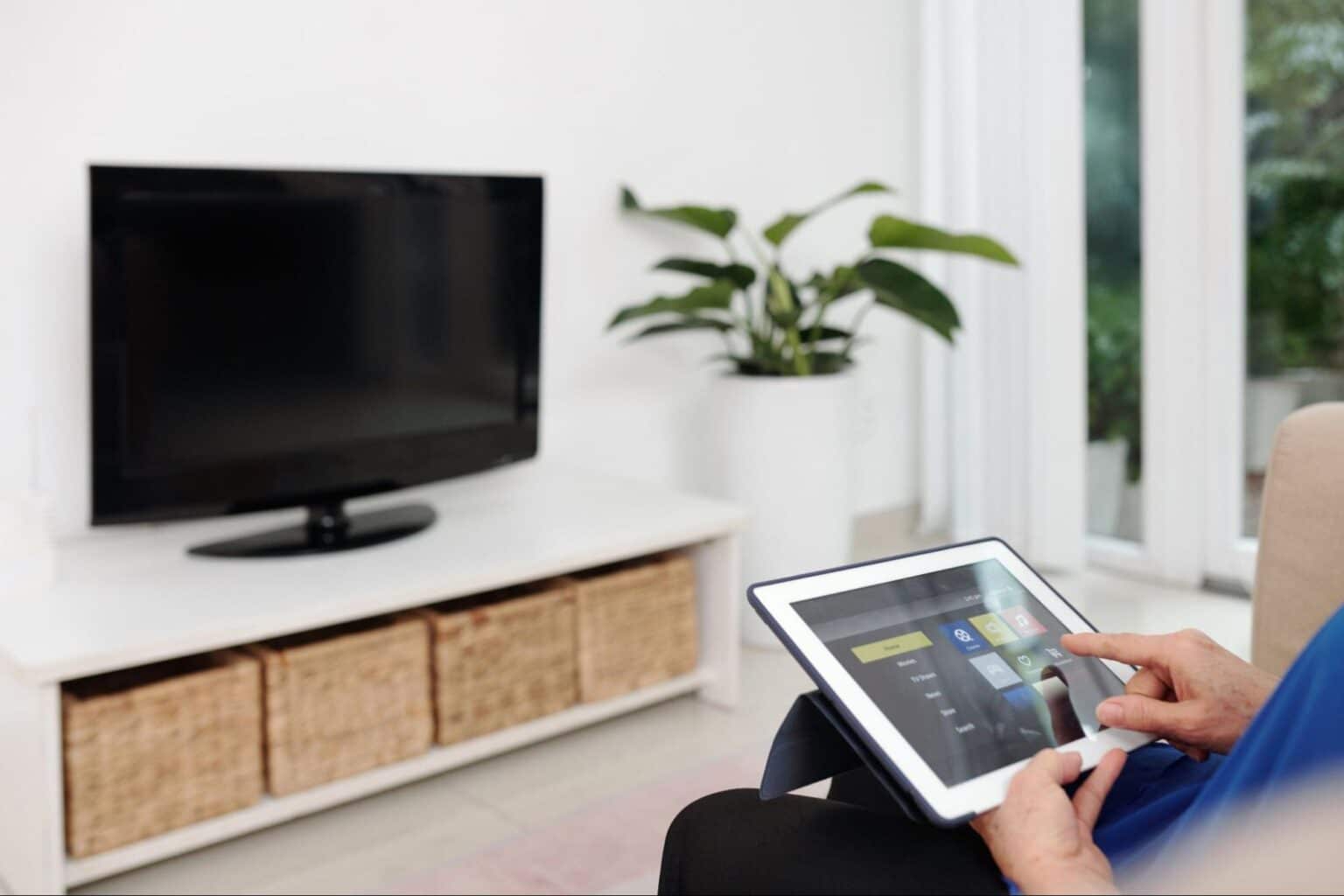 Connecting tablets and TVs for an enhanced home entertainment experience.
