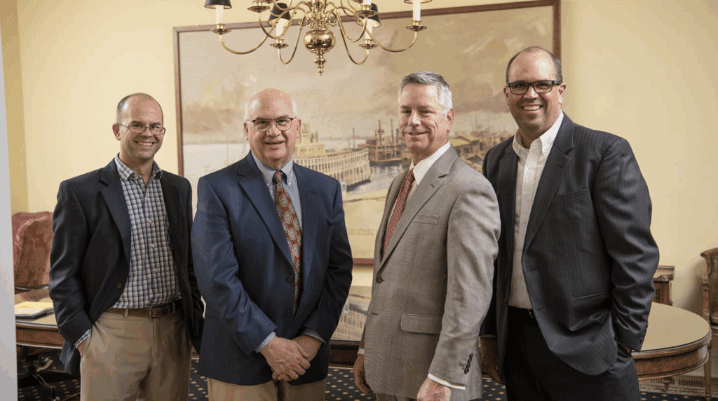 Executive boardroom group meeting with professionals collaborating on important decisions.