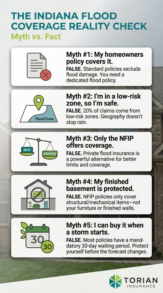 Explore myths and facts about flood coverage and insurance for better protection.