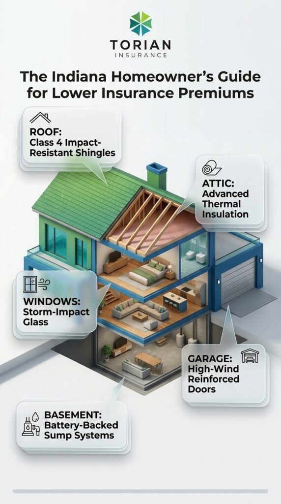 Indiana homeowners guide to lower insurance premiums through smart home upgrades.