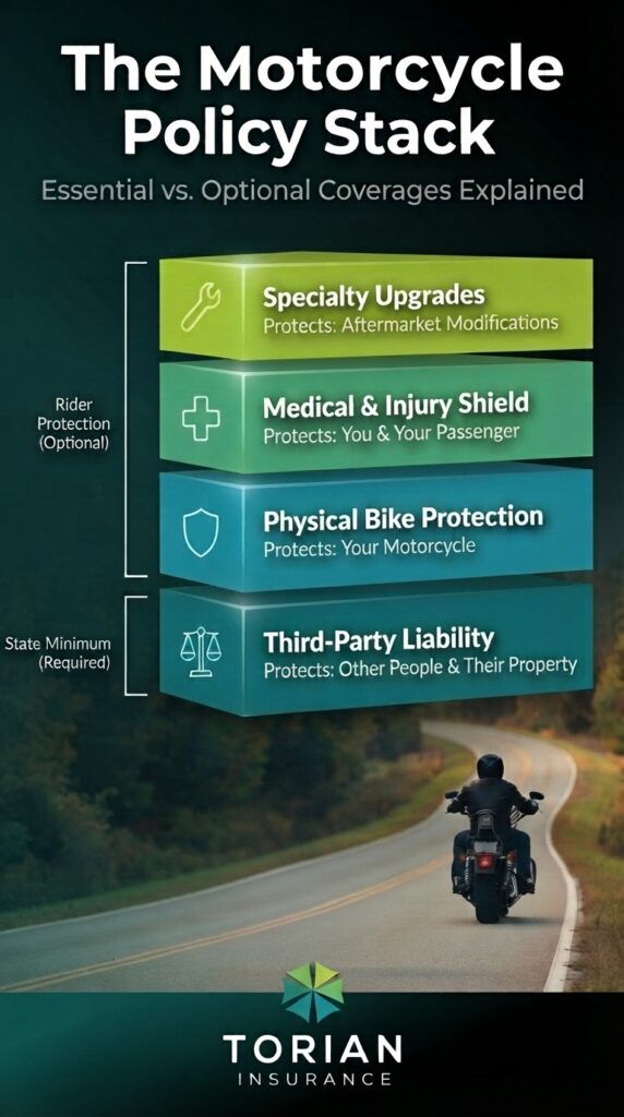 Explore motorcycle insurance options in Indiana to protect your bike and yourself.